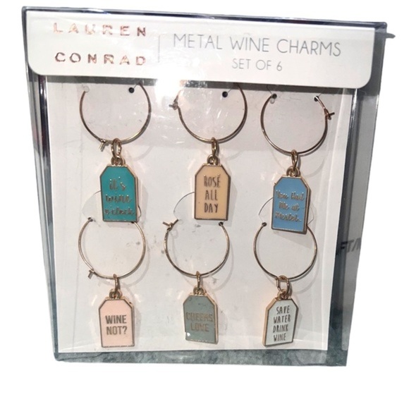 LC Lauren Conrad Other - NWT Lauren Conrad metal wine charms